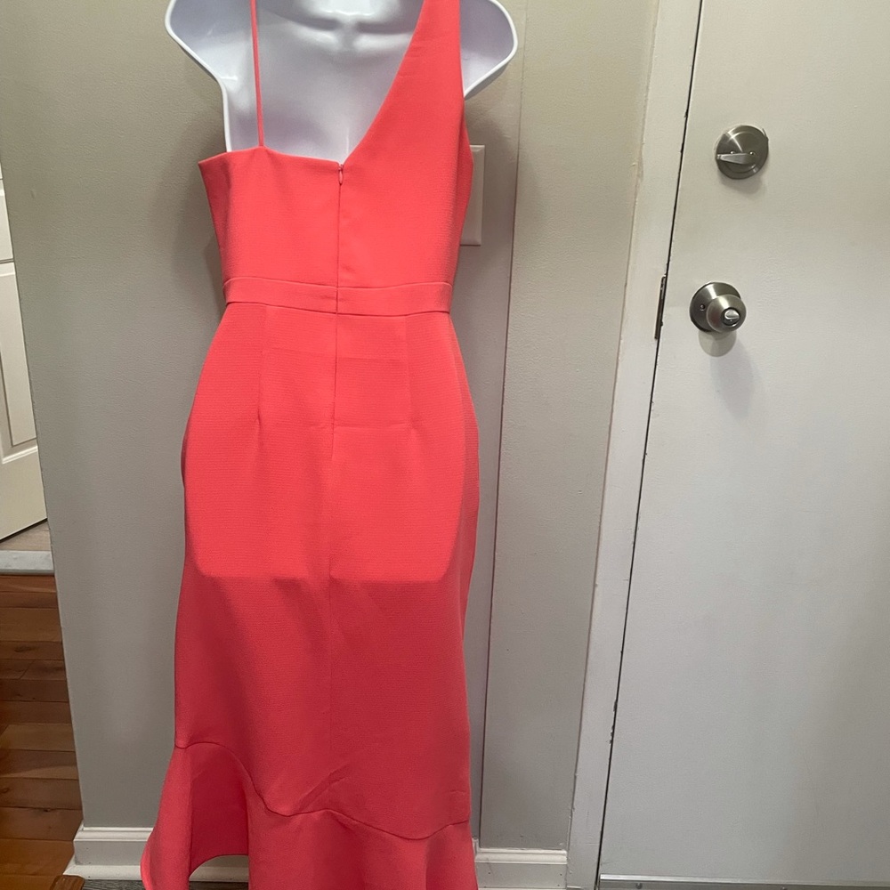 Aqua size 4 crepe ruffle dress - Picture 6 of 6